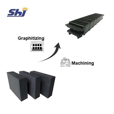 Bloc de graphite pour bateaux en graphite